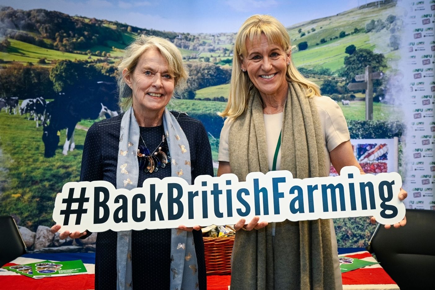 Baroness McIntosh and Minette Batters backing British farming.