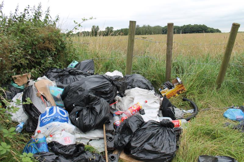 Fly tipping near Wolverhampton