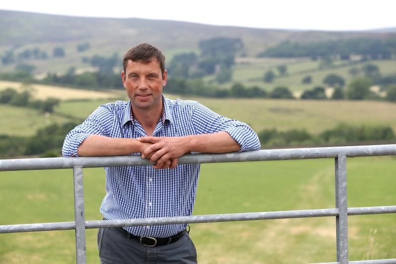 Richard Findlay on farm July 2018