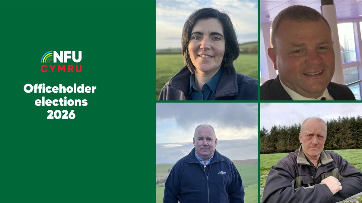 NFU Cymru President and Deputy President candidate pictures