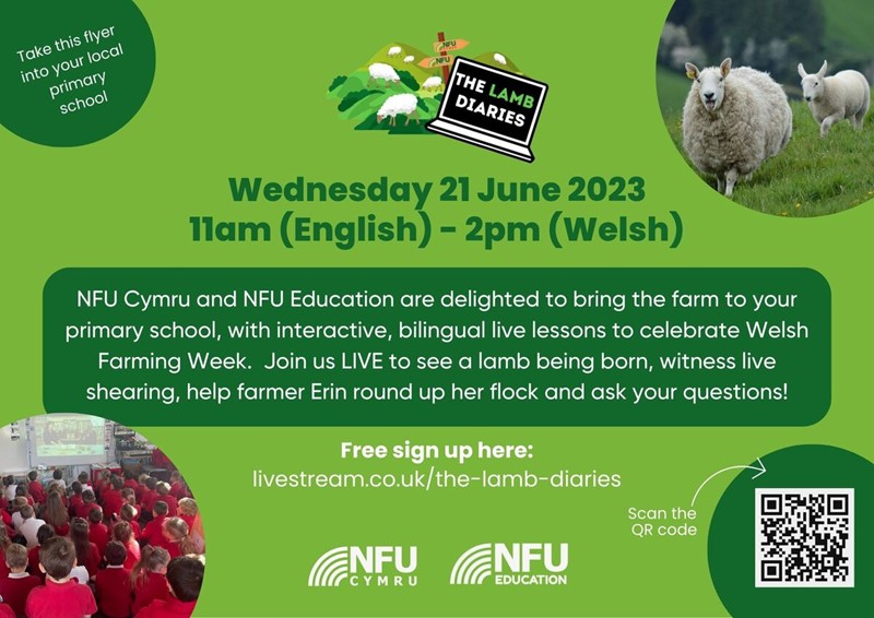 NFu Cymru Welsh Farming Week - live lessons