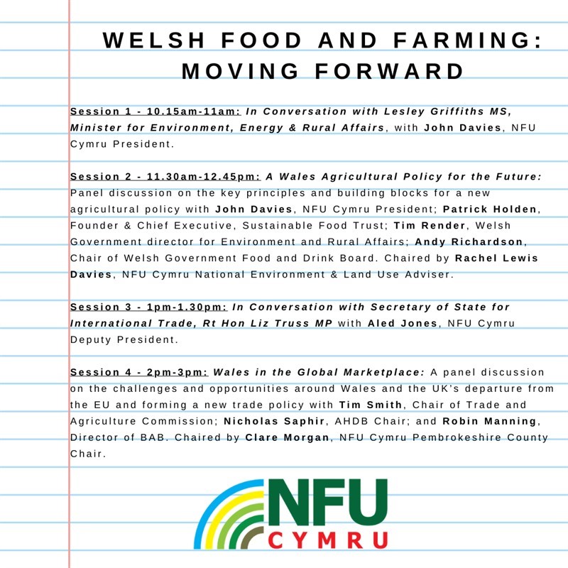 NFU Cymru Conference 20 - Agenda _75433
