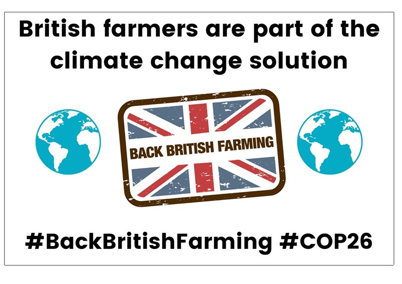 COP26 sign British farmers are part of the climate change solution_81209