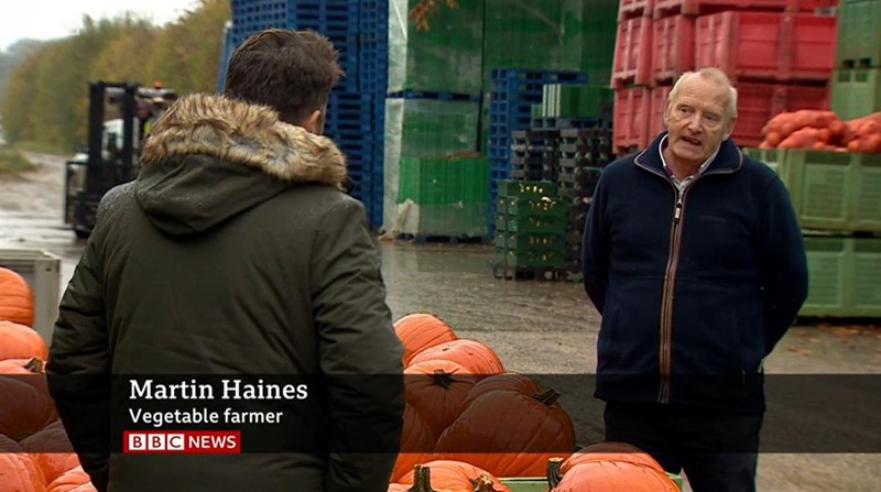 bbc news at six 27.10.20 seasonal labour martin haines_75383