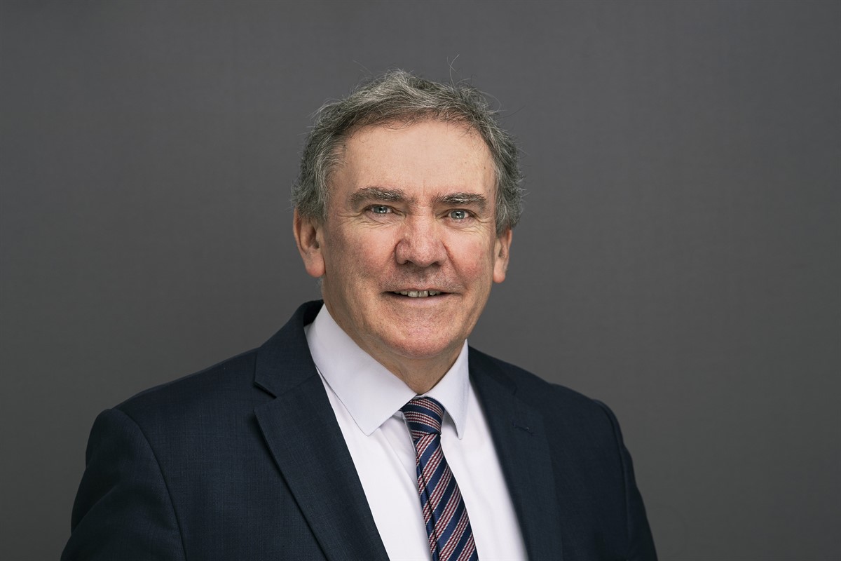 A head and shoulders picture of Aled Jones