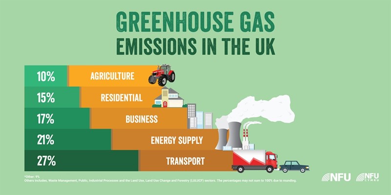 Greenhouse gas emissions infographic_61463