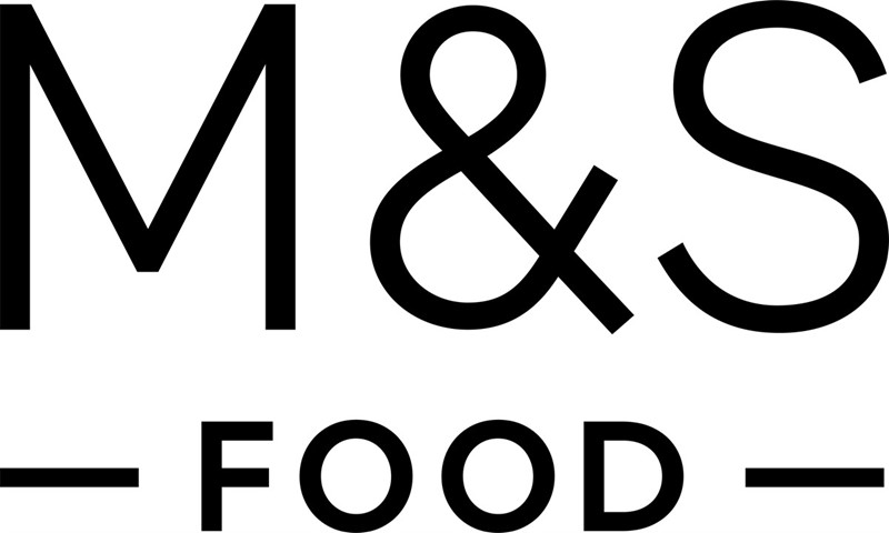 m&s food logo black