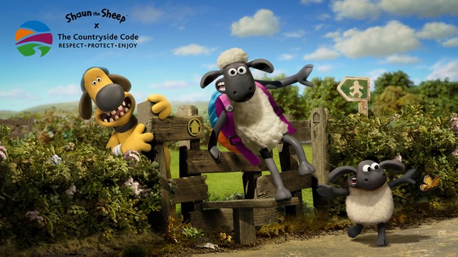Hero Still - Shaun the Sheep jumping over a fence