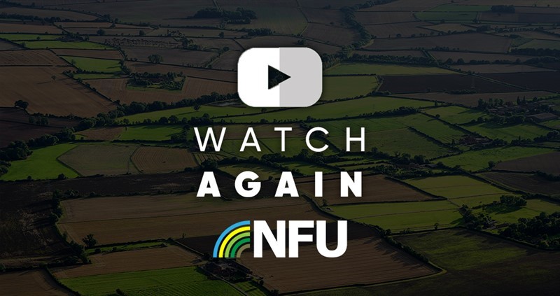 Watch Again - NFU North West Sustainable Farming Incentive Update