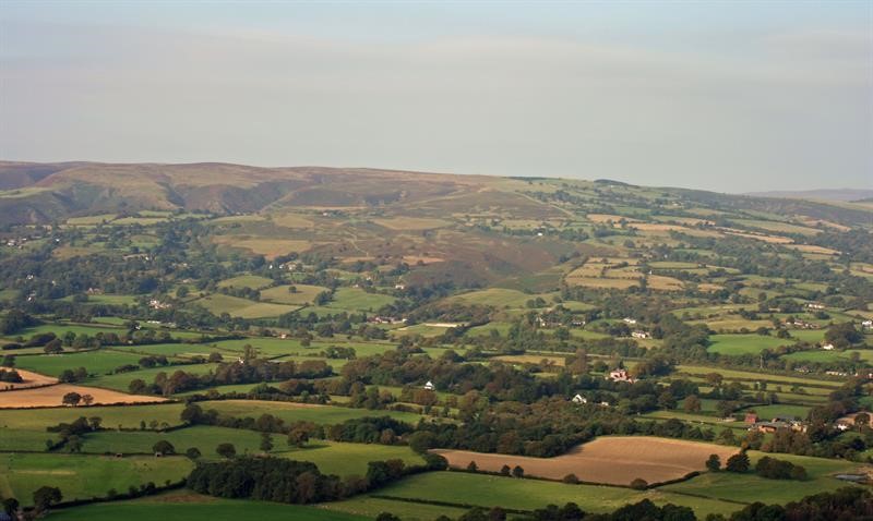 Shropshire hillside