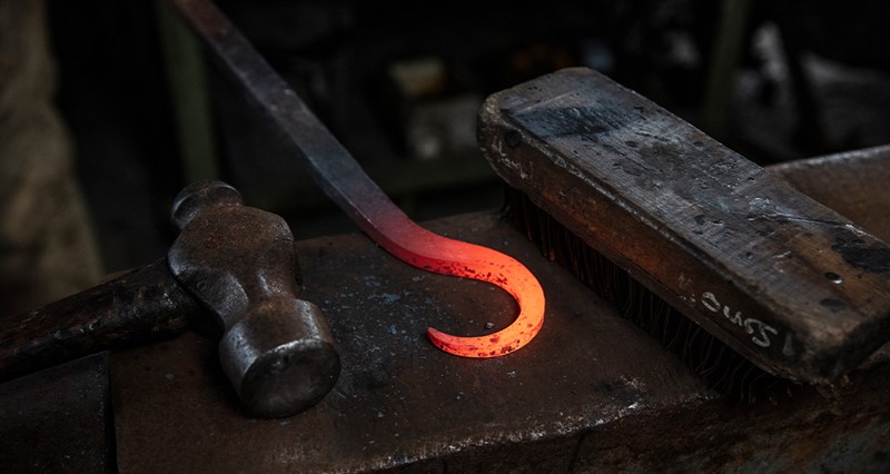 Blacksmith at work