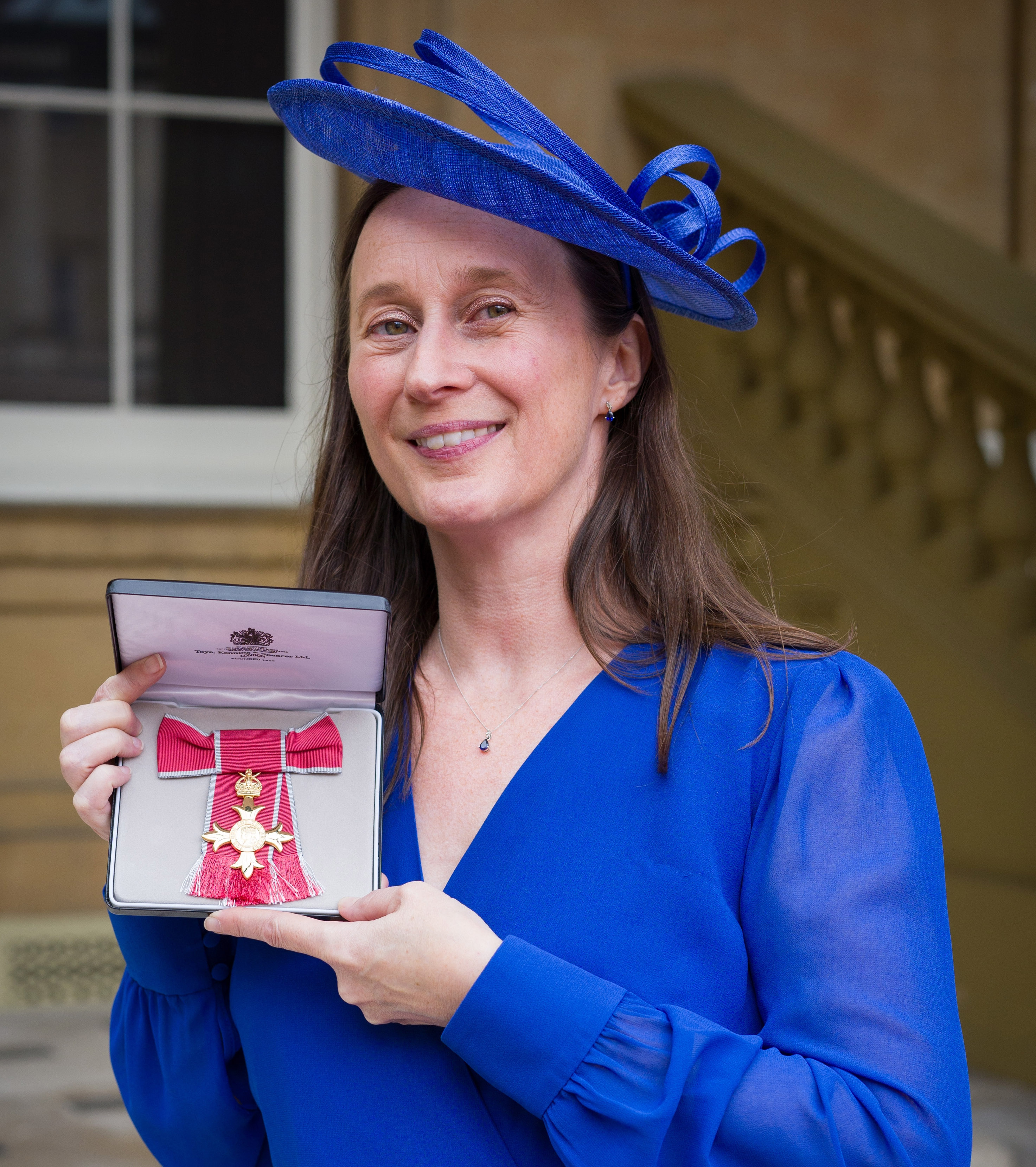 Zoe Leach with her OBE