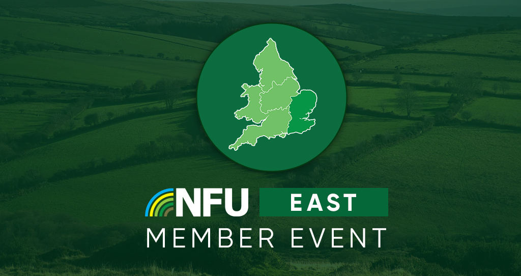 A map of the NFU East region