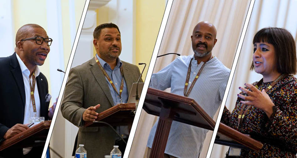 David Villa-Clarke, Andrew George, Navaratnam Partheeban and Roshni Shah