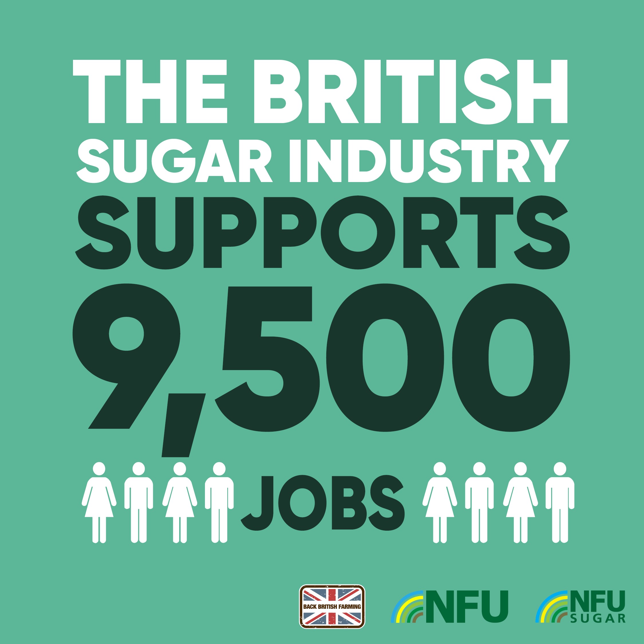 Nfu Sugar infographic instagram 9500 jobs