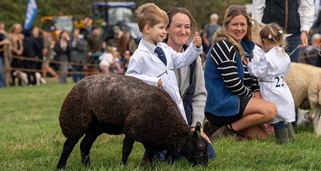 Children having fun at the show