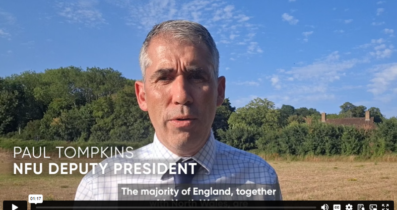 NFU updates Minister Hardy at third National Drought Group 