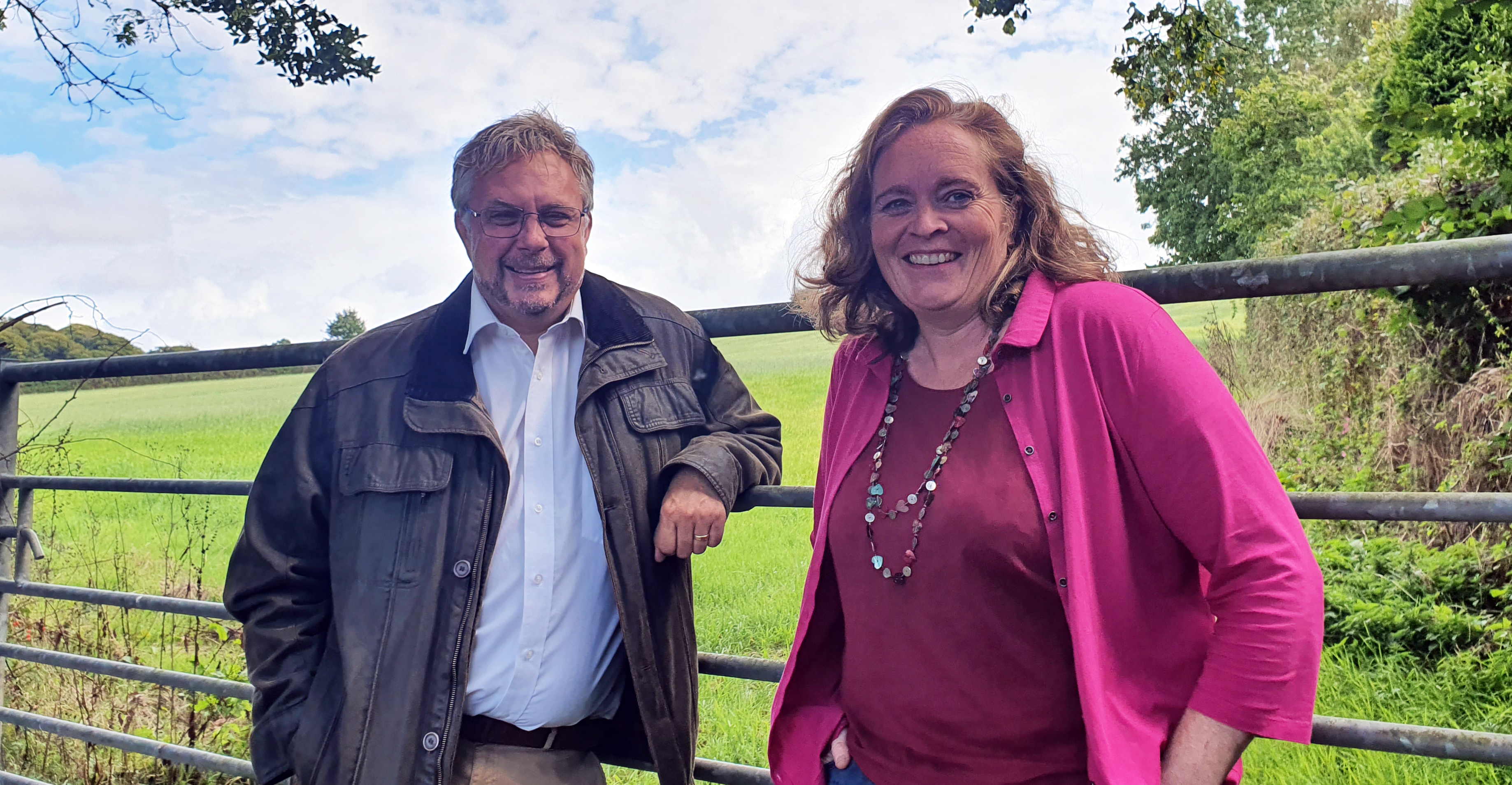 Steve Double MP and Vicky Cartwright