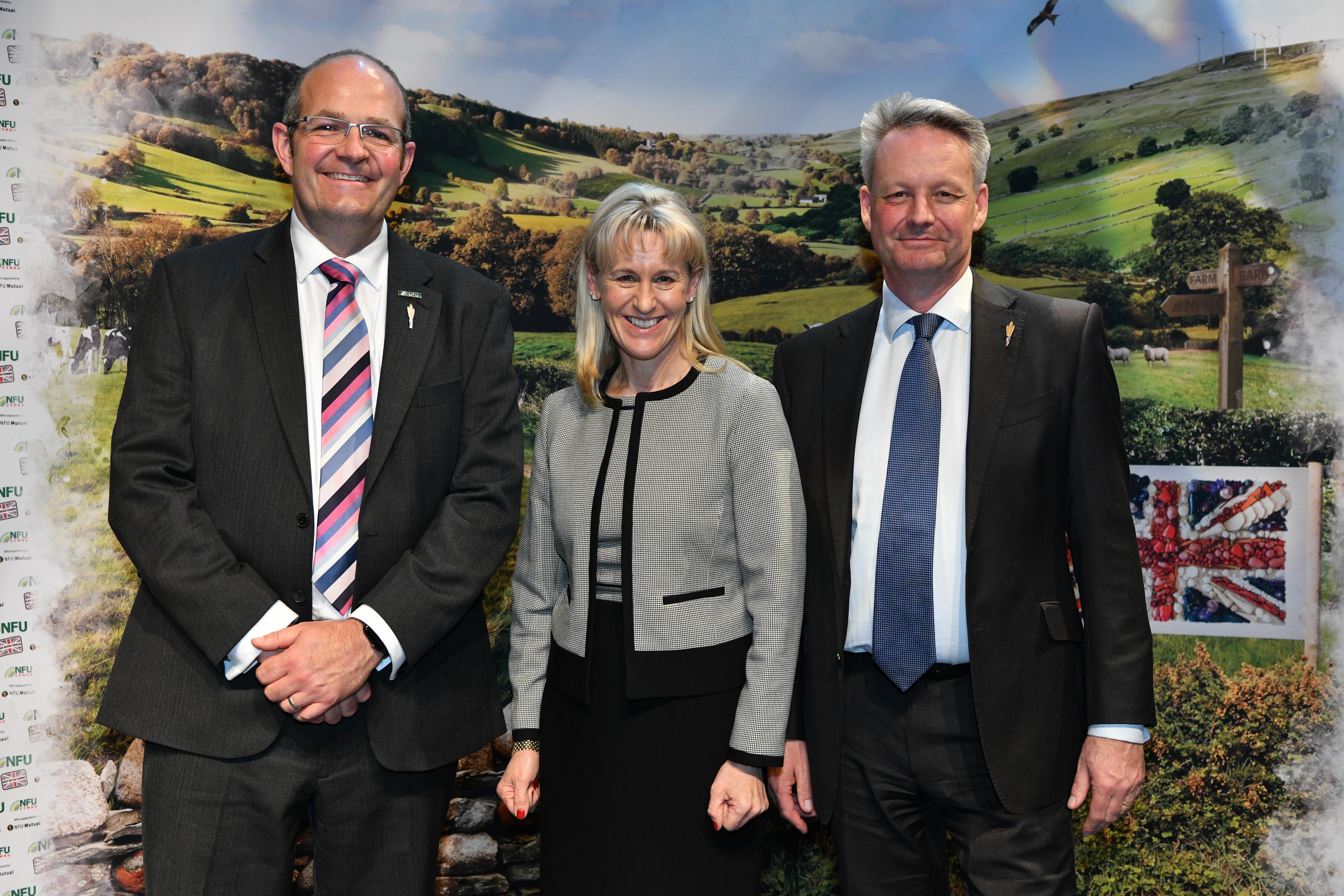 A photo of the NFU officeholders.
