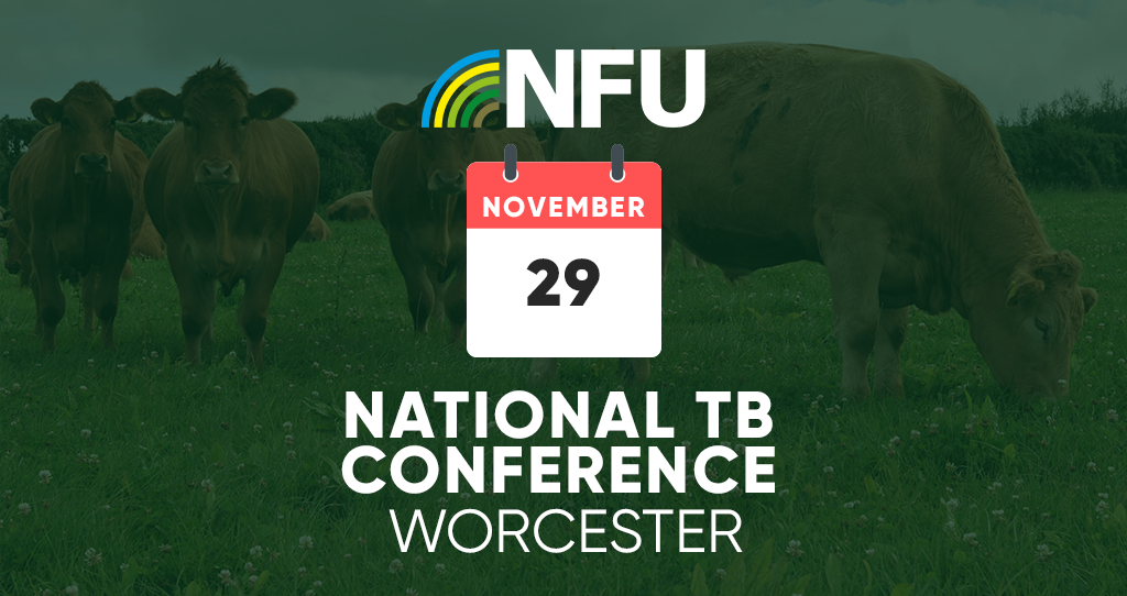Event listing for the National TB Conference - 28 November (Cattle in a field)