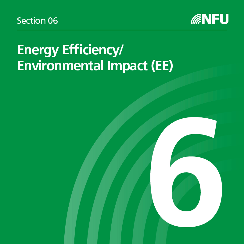 Section 6 Energy Efficiency, Environment Impact