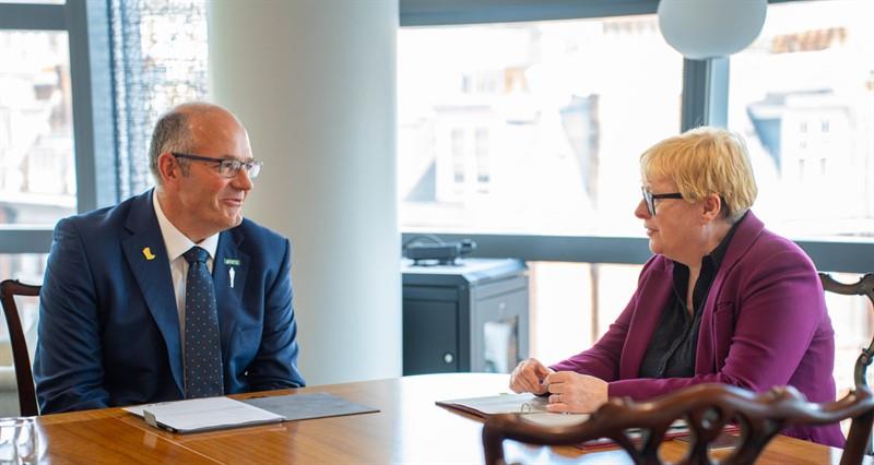 NFU President meets Defra Secretary of State to discuss water resilience 