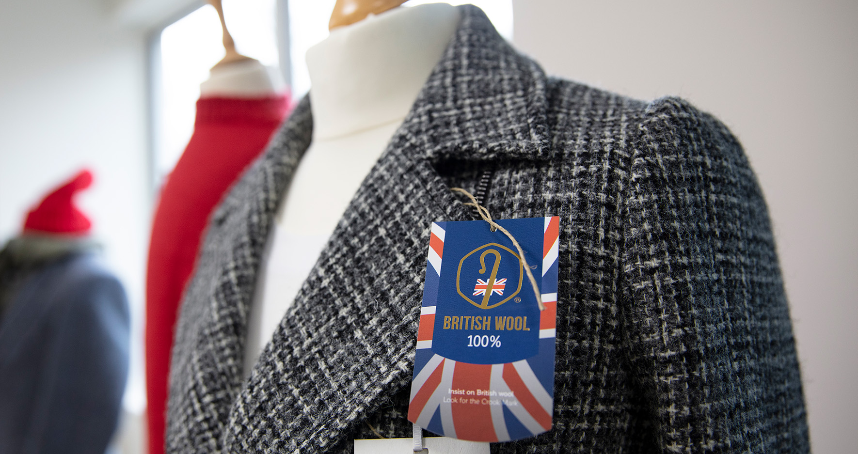 Clothing made by British Wool. 