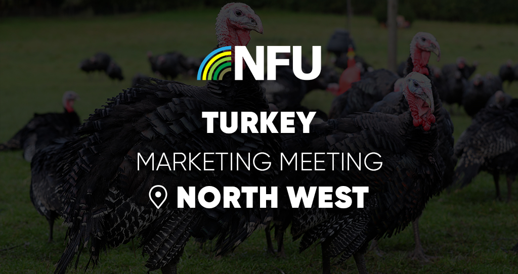 NFU Turkey Marketing Meeting promotional graphic for North West