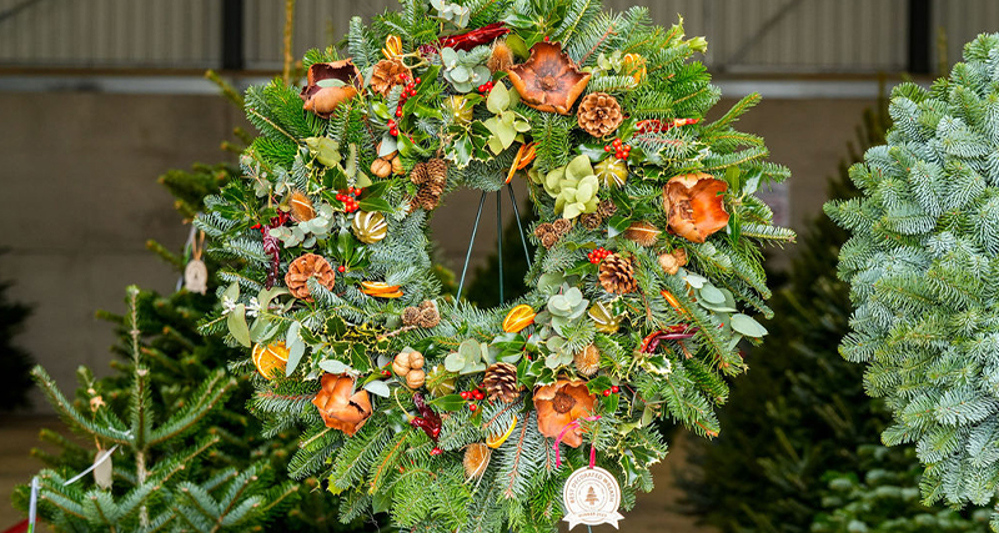 The winning festive wreath