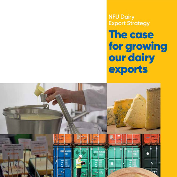 NFU Dairy Export Strategy Front Cover