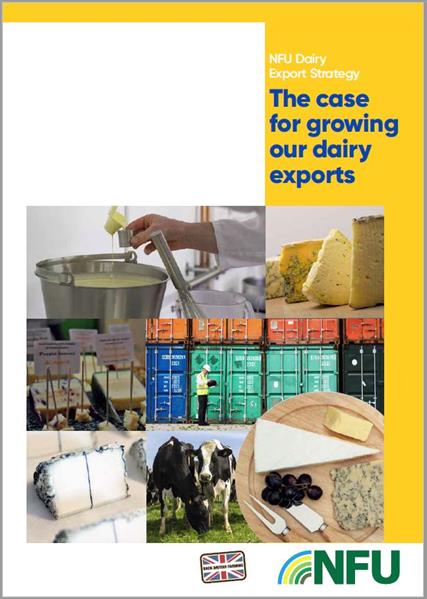 NFU Dairy Export Strategy Front Cover
