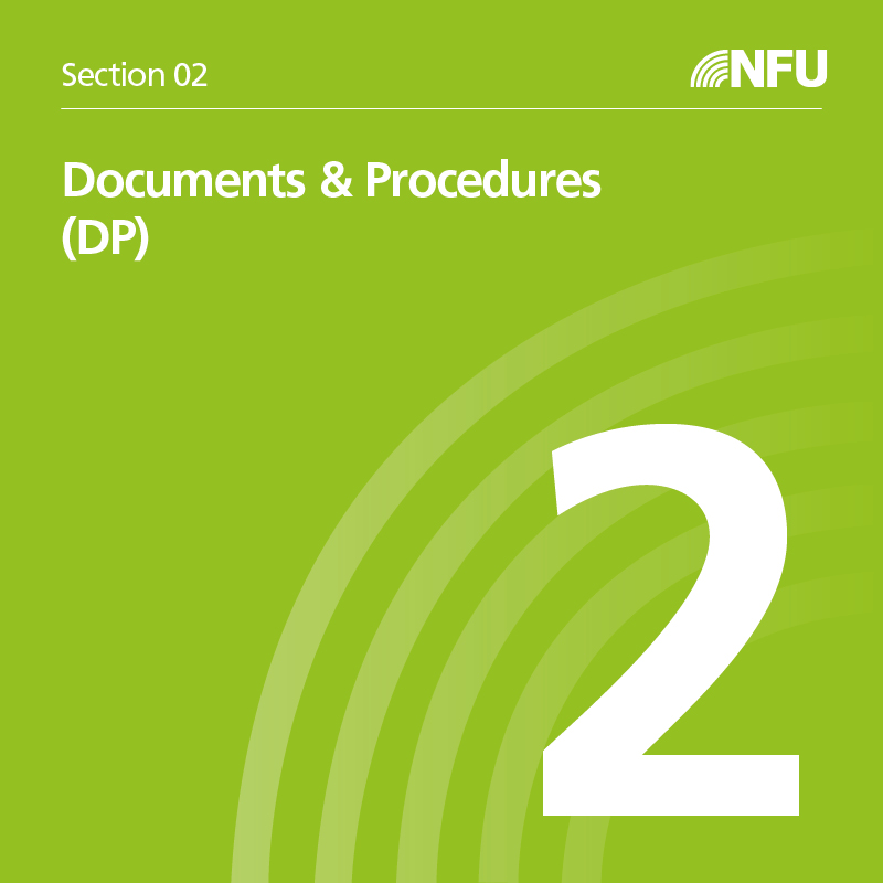 Section 2 Documents and Procedures
