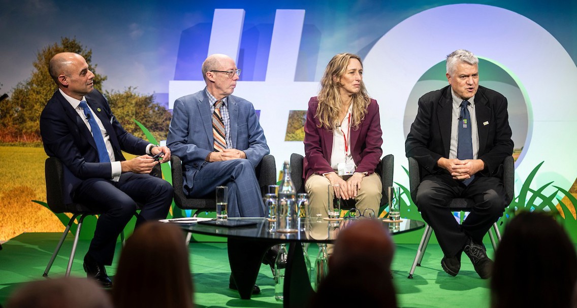 The panellists from the 'Future of Farming' panel took questions from the audience.