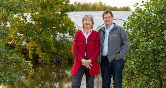 Anthony and Christine Snell, horticultural growers in the West Midlands