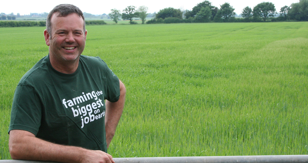 Photo of Richard Bramley leaning on a gate 