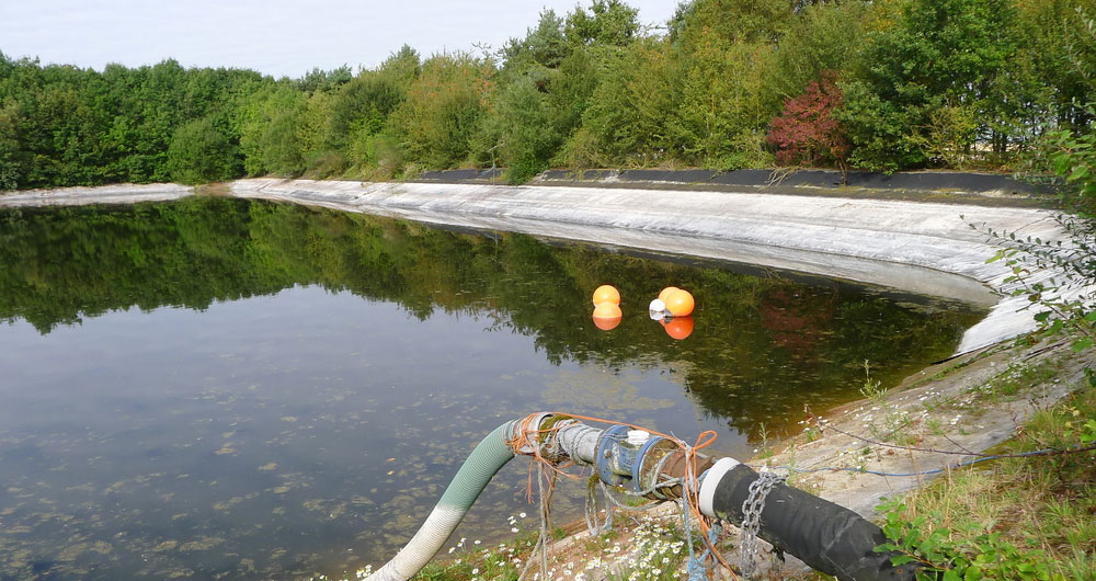 A reservoir in Shropshire