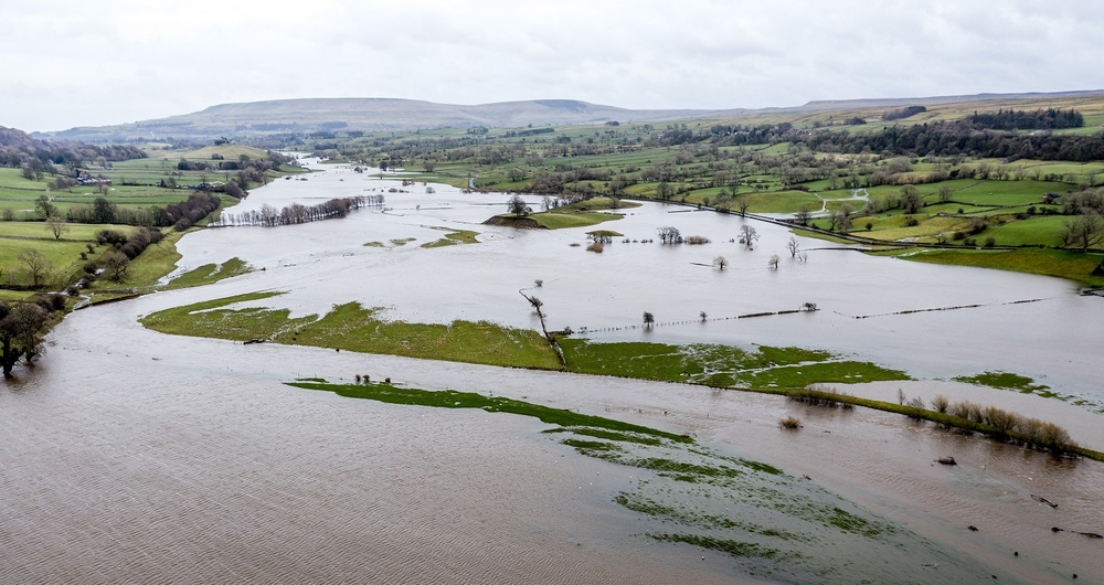 Image of flooded farmland