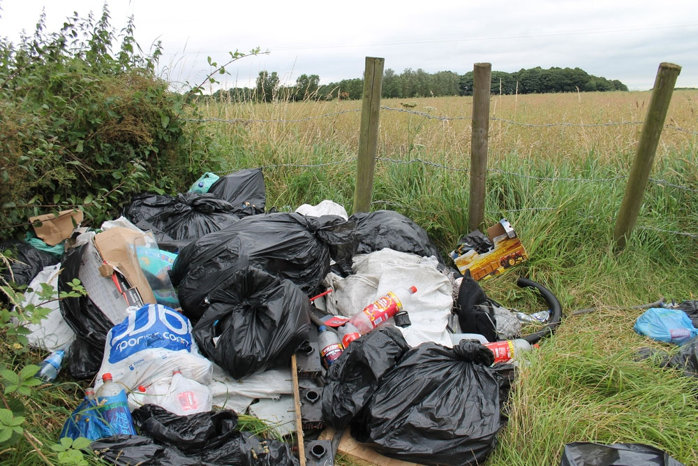 Fly tipping near Wolverhampton