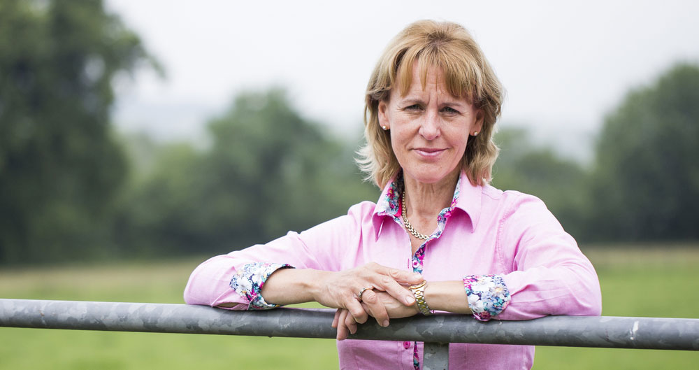 NFU President Minette Batters pictured on farm