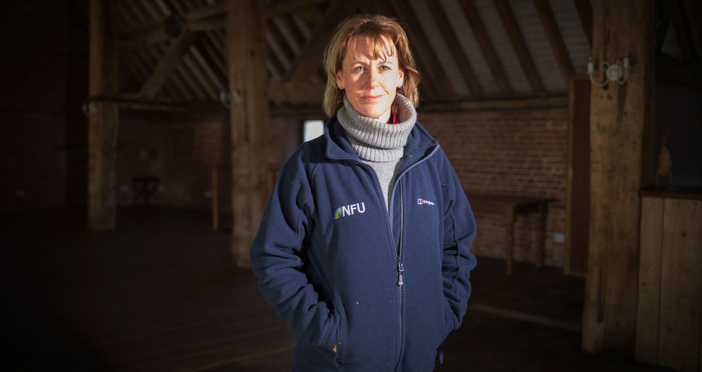 Minette Batters on farm