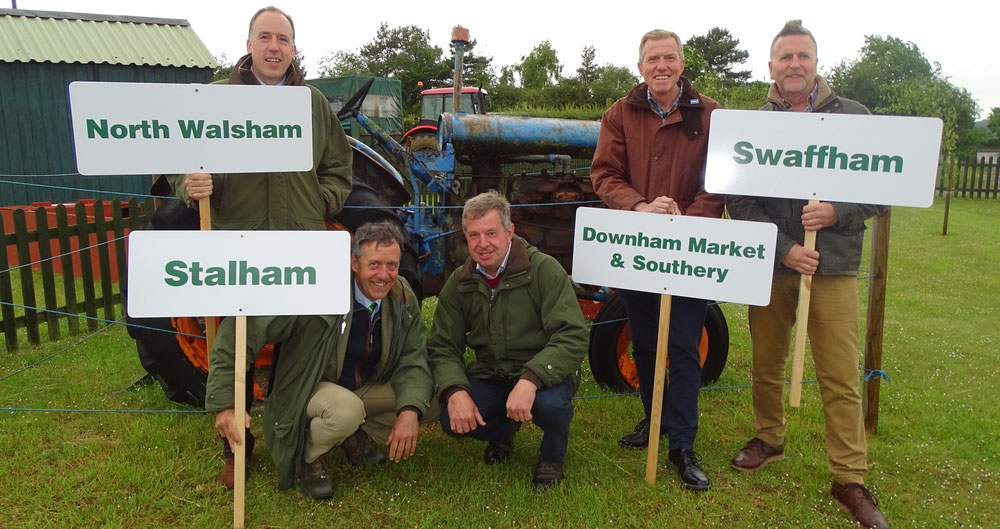 Preparing for the NFU Norfolk centenary pageant