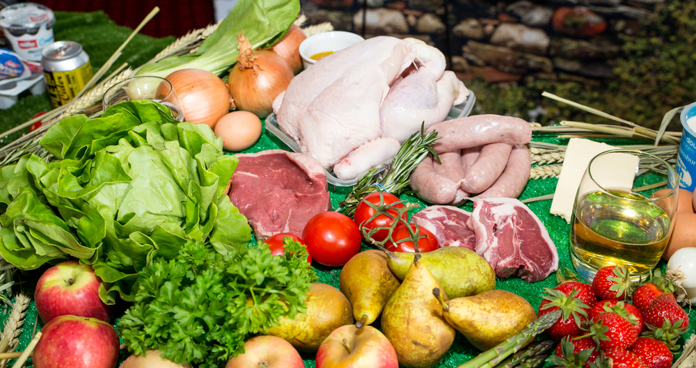 West Midlands food display at the Home-grown Heartland reception in London