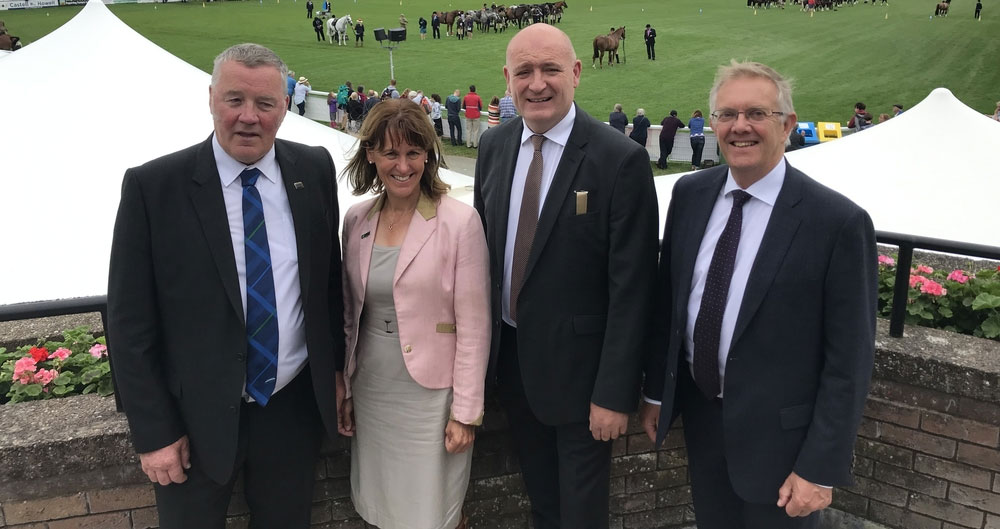 UK farming unions leaders: John Davies, NFU Cymru, Minette Batters, NFU, Andrew McCornick, NFU Scotland Ivor Ferguson, Ulster Farmers’ Union