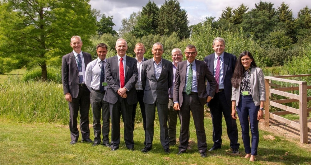 Representatives on the Banking Forum, NFU Deputy President Guy Smith, economist adviser Priya Punj, Barclays, Clydesdale Bank, HSBC, Lloyds and NatWest.