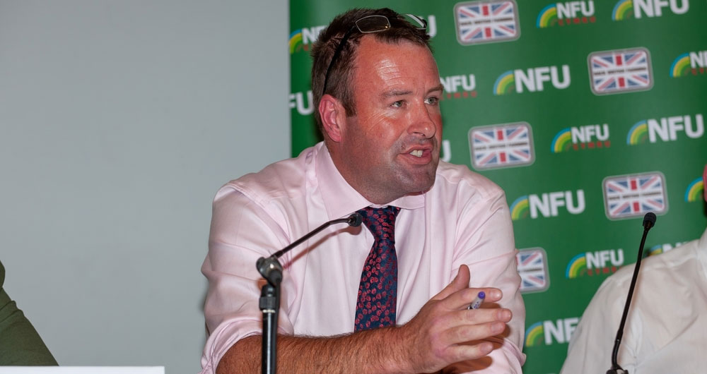NFU Vice President Stuart Roberts pictured at the NFU's panel debate at the Labour Party Conference in Brighton, September 2019