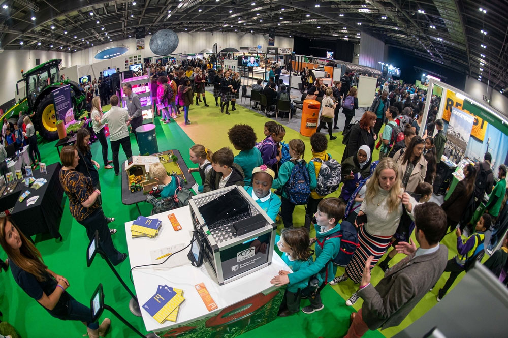 The Future of Farming exhibit at New Scientist Live, Excel, 10 October 2019