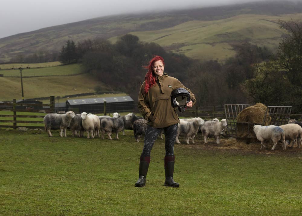 Stay safe on farm by wearing a helmet on a quad bike