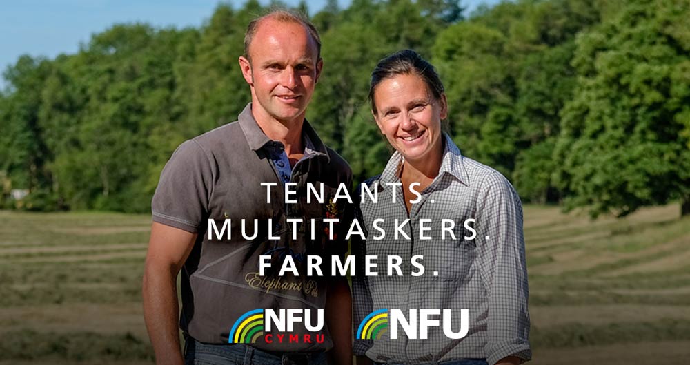 An image promoting the NFU's Tenants' Service