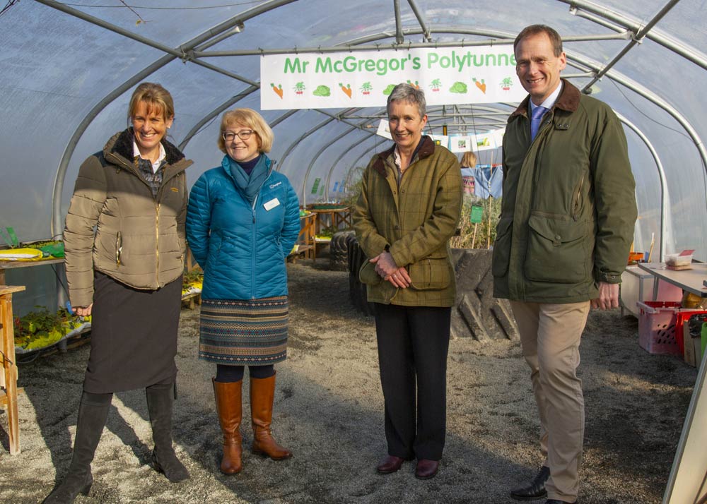 NFU President Minette Batters visits Barleylands in Essex