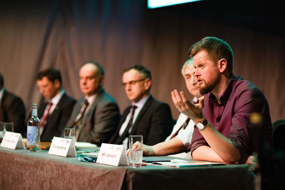 Images from the livestock session at nfu conference